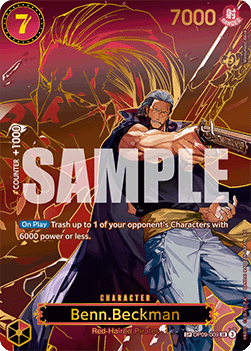 (OP09-009) One Piece TCG OP13: Carrying on his Will Single: Benn.Beckman (OP09-009) Special Rare