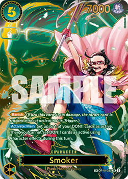 (OP10-030) One Piece TCG OP13: Carrying on his Will Single: Smoker (OP10-030) Special Rare