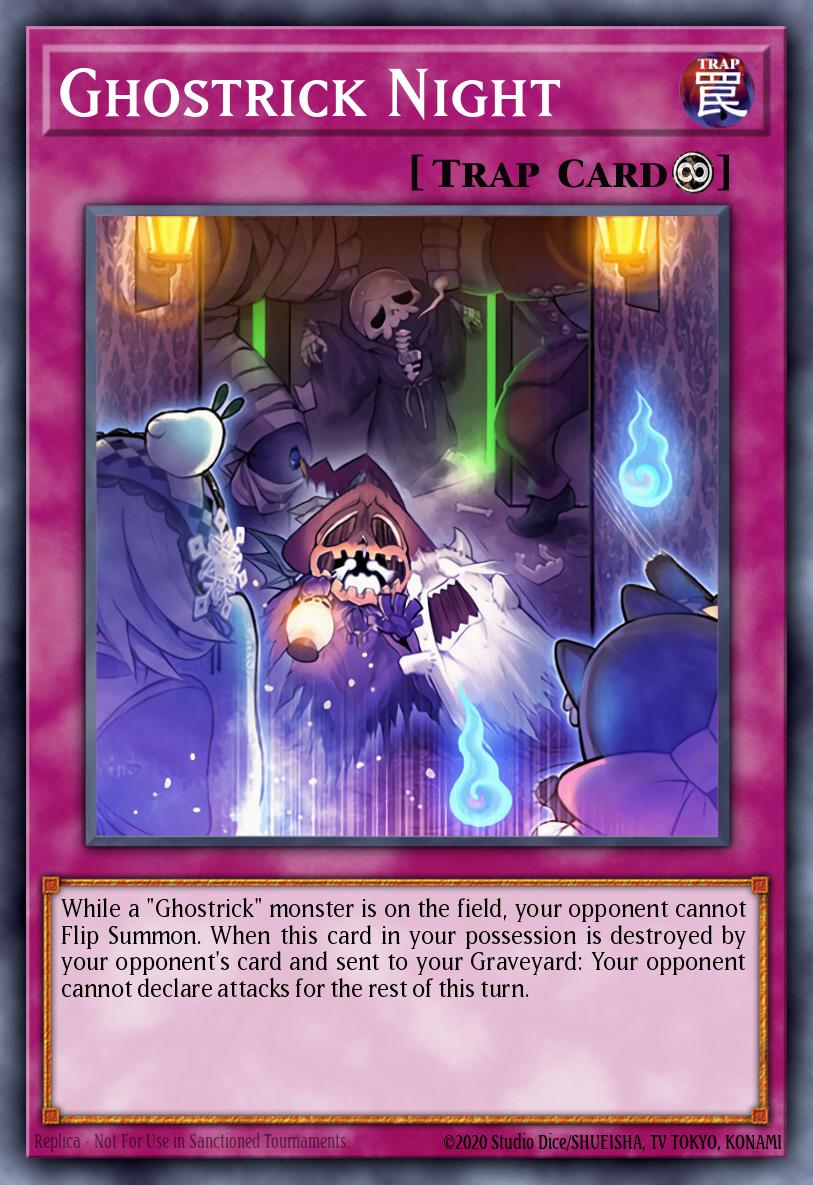 (074) YuGiOh TCG PRIO: Primal Origin Single: Ghostrick Night  Common