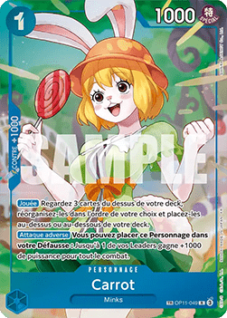 (OP11-049) One Piece TCG OP13: Carrying on his Will Single: Carrot (OP11-049) Treasure Rare