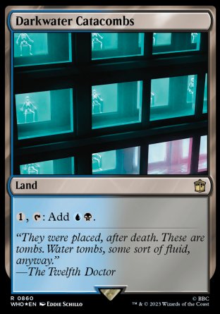 (860) Magic The Gathering Universes Beyond: Doctor Who: Extras Single: Darkwater Catacombs (V.2) Rare