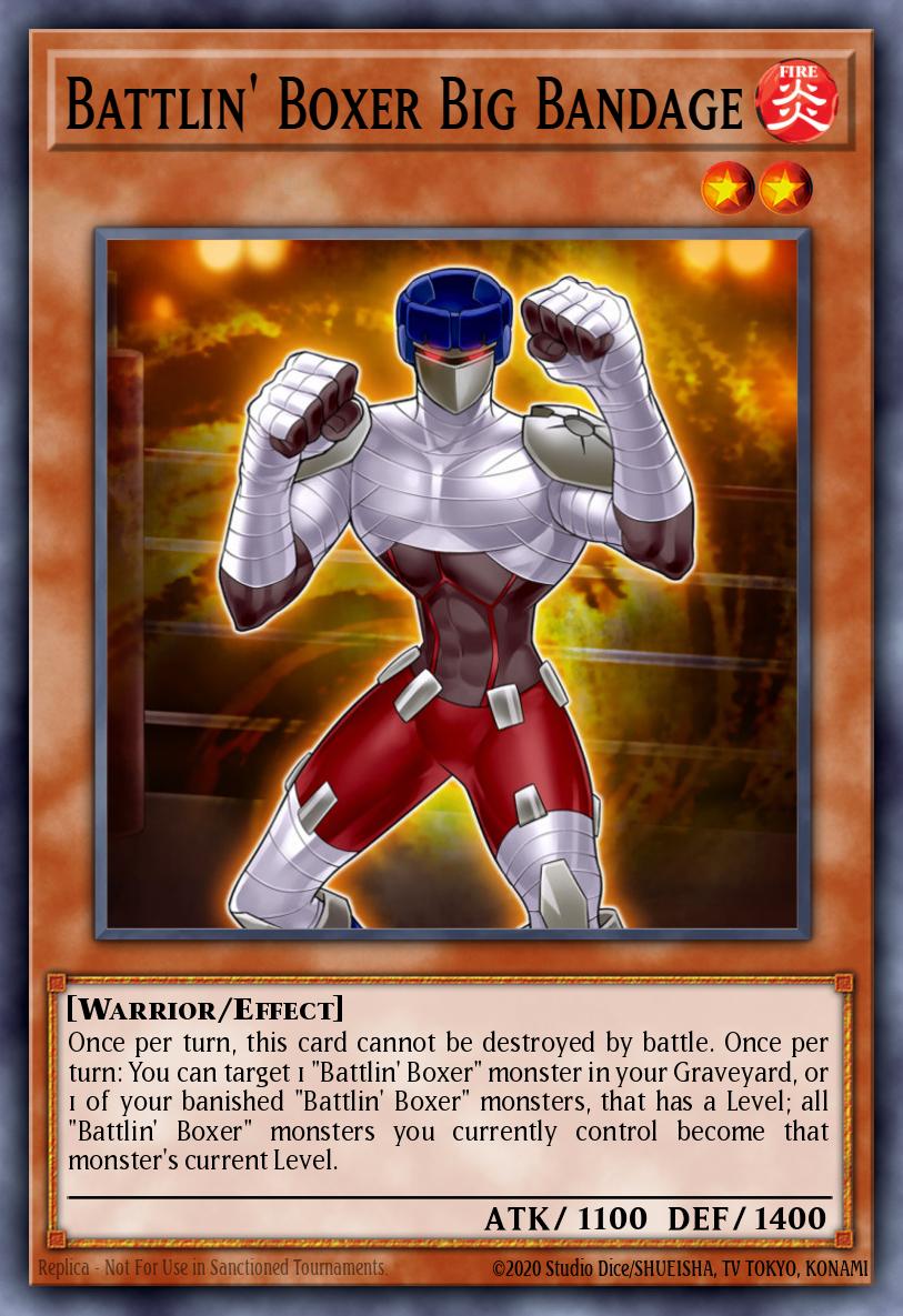 (008) YuGiOh TCG PRIO: Primal Origin Single: Battlin' Boxer Big Bandage  Common