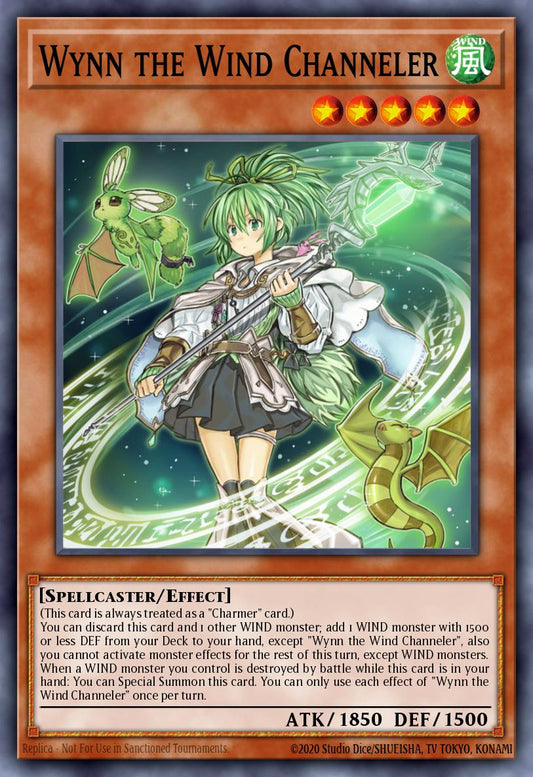 (018) YuGiOh TCG RA01: 25th Anniversary Rarity Collection Single: Wynn the Wind Channeler (V.1 - Super Rare)  Super Rare