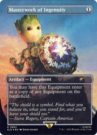 (863) Magic The Gathering Secret Lair Drop Series Single: Masterwork of Ingenuity Holo Rare