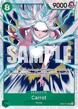 (EB04-013) One Piece TCG The Azure Sea's Seven Single: Carrot (EB04-013) (V.1) Super Rare