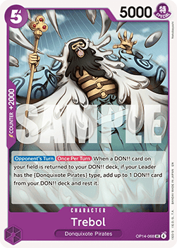 (068) One Piece TCG The Azure Sea's Seven Single: Trebol (OP14-068) Uncommon