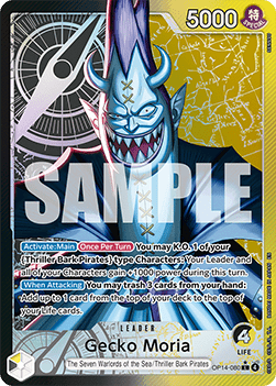 (080) One Piece TCG The Azure Sea's Seven Single: Gecko Moria (OP14-080) (V.2) Alternate Art