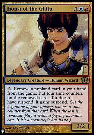 (157) Magic The Gathering The List Single: Jhoira of the Ghitu Rare