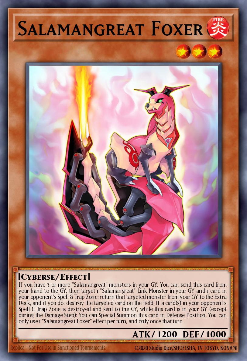 (004) YuGiOh TCG MP20: 2020 Tin of Lost Memories Mega Pack Single: Salamangreat Foxer Common