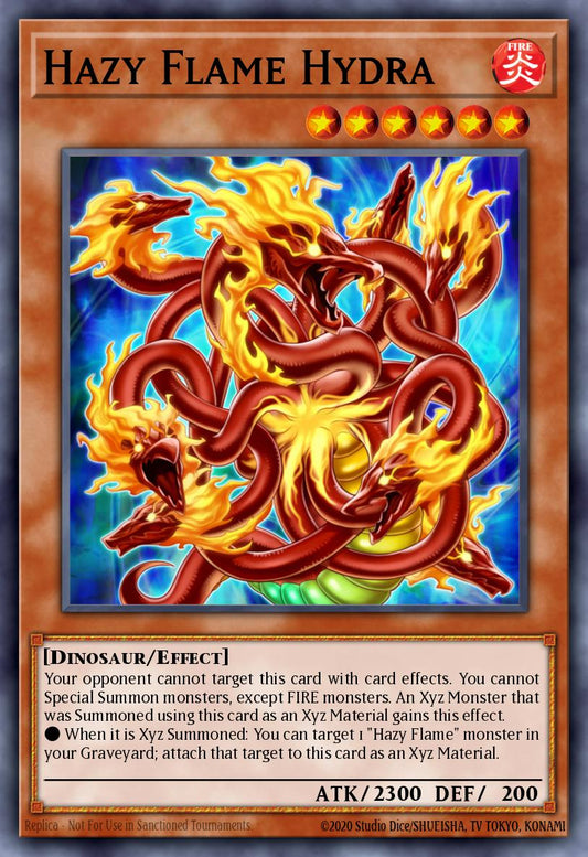 (027) YuGiOh TCG PRIO: Primal Origin Single: Hazy Flame Hydra  Common