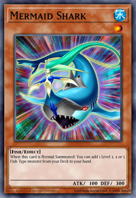 (005) YuGiOh TCG PRIO: Primal Origin Single: Mermaid Shark  Rare