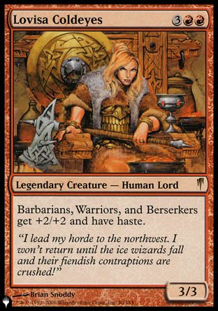 (090) Magic The Gathering The List Single: Lovisa Coldeyes Rare