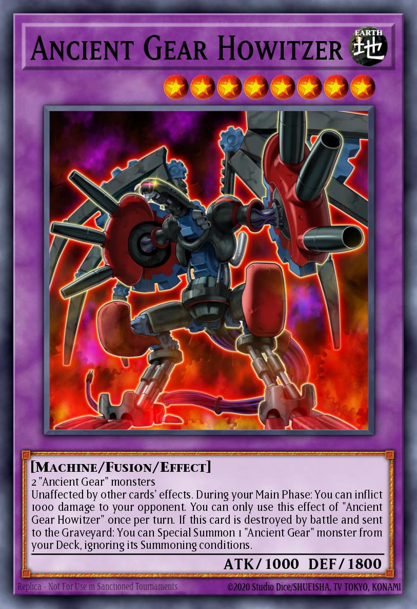 (035) YuGiOh TCG RA03: Quarter Century Bonanza Single: Ancient Gear Howitzer (V.4 - Platinum Secret Rare)  Platinum Secret Rare