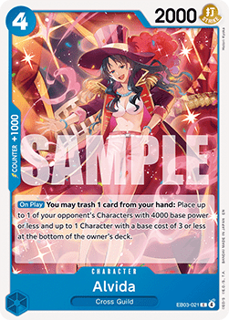 (021) One Piece TCG Heroines Edition Single: Alvida (EB03-021) (V.1) Common