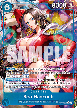 (EB03-026) One Piece TCG Heroines Edition Single: Boa Hancock (EB03-026) (V.2) Alternate Art