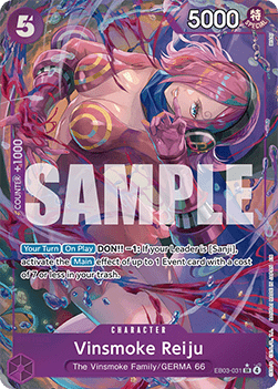 (031) One Piece TCG Heroines Edition Single: Vinsmoke Reiju (EB03-031) (V.2) Alternate Art