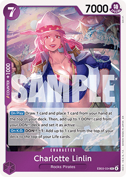 (034) One Piece TCG Heroines Edition Single: Charlotte Linlin (EB03-034) (V.1) Rare