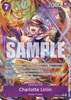 (034) One Piece TCG Heroines Edition Single: Charlotte Linlin (EB03-034) (V.2) Alternate Art