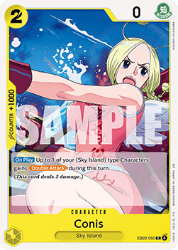 (050) One Piece TCG Heroines Edition Single: Conis (EB03-050) (V.1) Common