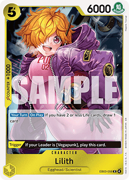 (058) One Piece TCG Heroines Edition Single: Lilith (EB03-058) (V.1) Rare