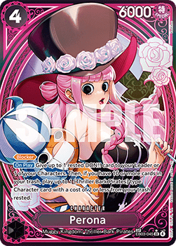 (045) One Piece TCG Heroines Edition Single: Perona (EB03-045) (V.3) Special Rare