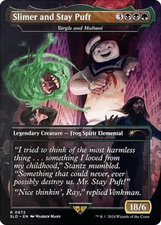 (872) Magic The Gathering Secret Lair Drop Series Single: Yargle and Multani Holo Rare