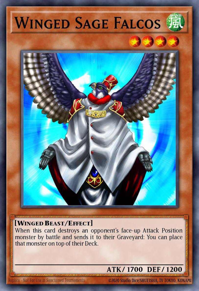 (007) YuGiOh TCG BPW2: Battle Pack 2: War of the Giants - Round 2 Single: Winged Sage Falcos Common