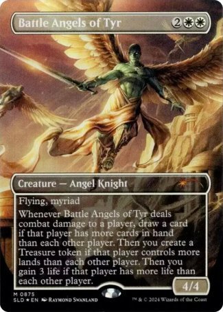 (875) Magic The Gathering Secret Lair Drop Series Single: Battle Angels of Tyr Mythic