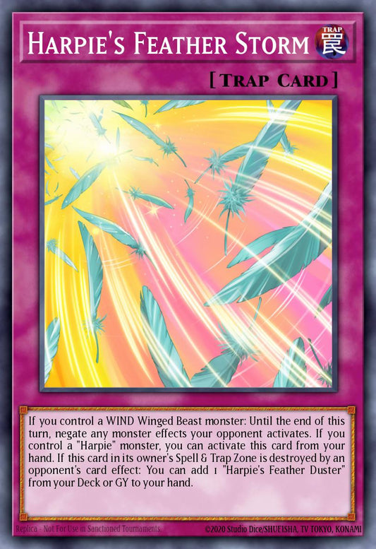 (073) YuGiOh TCG RA01: 25th Anniversary Rarity Collection Single: Harpie's Feather Storm (V.7 - Ultimate Rare)  Ultimate Rare