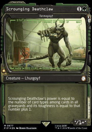 (877) Magic The Gathering Universes Beyond: Fallout: Extras Single: Tarmogoyf (V.2) Mythic