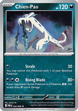 (054/088) Pokemon TCG Perfect Order Single: Chien-Pao Rare