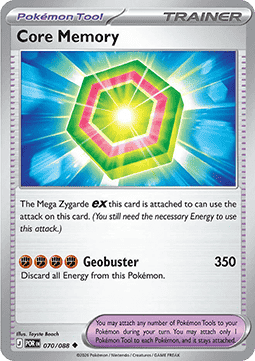 (070/088) Pokemon TCG Perfect Order Single: Core Memory Uncommon