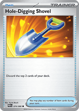 (074/088) Pokemon TCG Perfect Order Single: Hole-Digging Shovel Reverse Holo Common