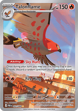 (091/088) Pokemon TCG Perfect Order Single: Talonflame Illustration Rare