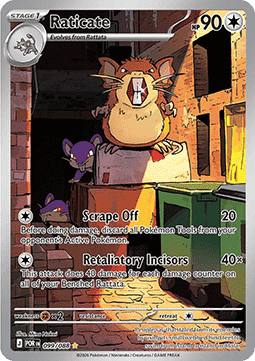 (099/088) Pokemon TCG Perfect Order Single: Raticate Illustration Rare