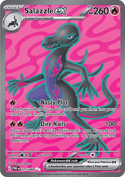 (101/088) Pokemon TCG Perfect Order Single: Salazzle ex Ultra Rare
