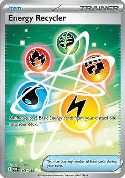 (108/088) Pokemon TCG Perfect Order Single: Energy Recycler Ultra Rare
