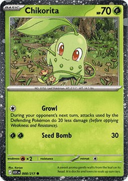 (008/217) Pokemon TCG Ascended Heroes: Additionals Single: Chikorita Promo