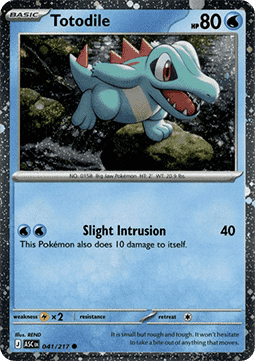 (041/217) Pokemon TCG Ascended Heroes: Additionals Single: Totodile Promo