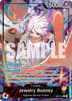 (EB04-001) One Piece TCG Adventure on Kami’s Island Single: Jewelry Bonney (EB04-001) (V.2) Alternate Art