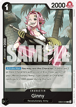 (EB04-045) One Piece TCG Adventure on Kami’s Island Single: Ginny (EB04-045) Common