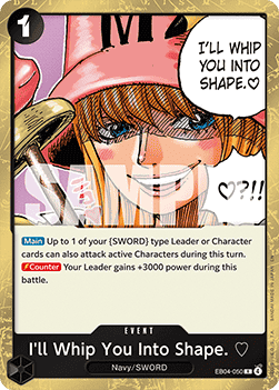 (EB04-050) One Piece TCG Adventure on Kami’s Island Single: I'll Whip You Into Shape. (EB04-050) Rare