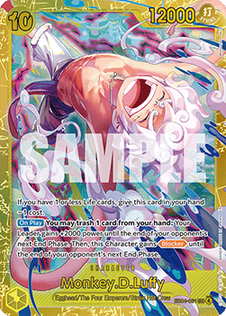 (EB04-061) One Piece TCG Adventure on Kami’s Island Single: Monkey.D.Luffy (EB04-061) (V.1) Secret Rare