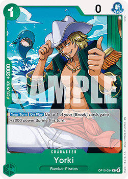 (034) One Piece TCG Adventure on Kami’s Island Single: Yorki (OP15-034) Common