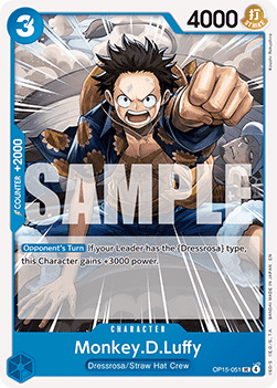 (051) One Piece TCG Adventure on Kami’s Island Single: Monkey.D.Luffy (OP15-051) Uncommon