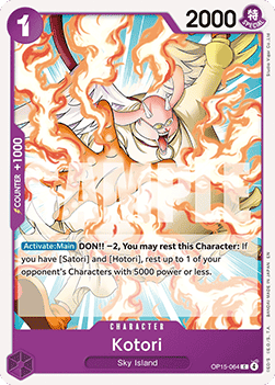 (064) One Piece TCG Adventure on Kami’s Island Single: Kotori (OP15-064) Common