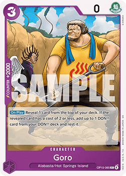 (065) One Piece TCG Adventure on Kami’s Island Single: Goro (OP15-065) Common