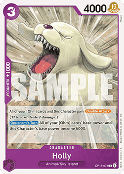 (071) One Piece TCG Adventure on Kami’s Island Single: Holly (OP15-071) Common