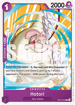 (072) One Piece TCG Adventure on Kami’s Island Single: Hotori (OP15-072) Common