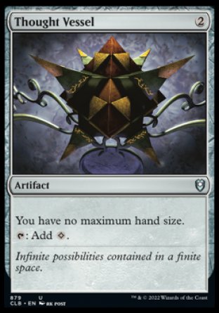 (879) Magic The Gathering Commander Legends: Battle for Baldur's Gate: Extras Single: Thought Vessel Uncommon